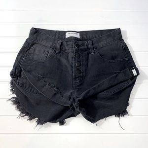 One Teaspoon Bandits Denim Shorts